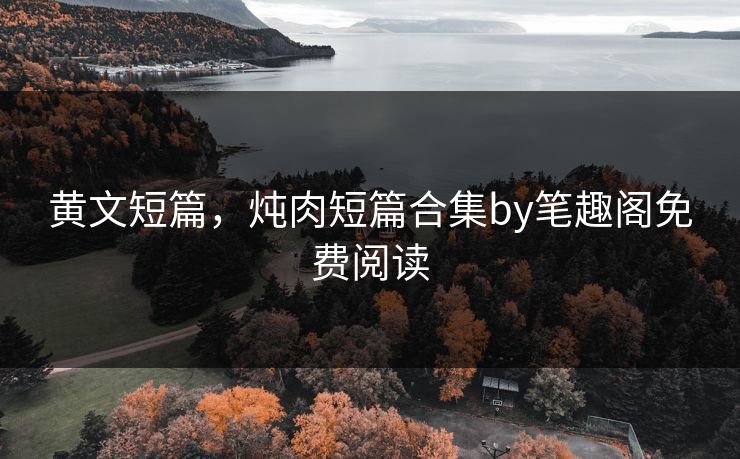 黄文短篇，炖肉短篇合集by笔趣阁免费阅读